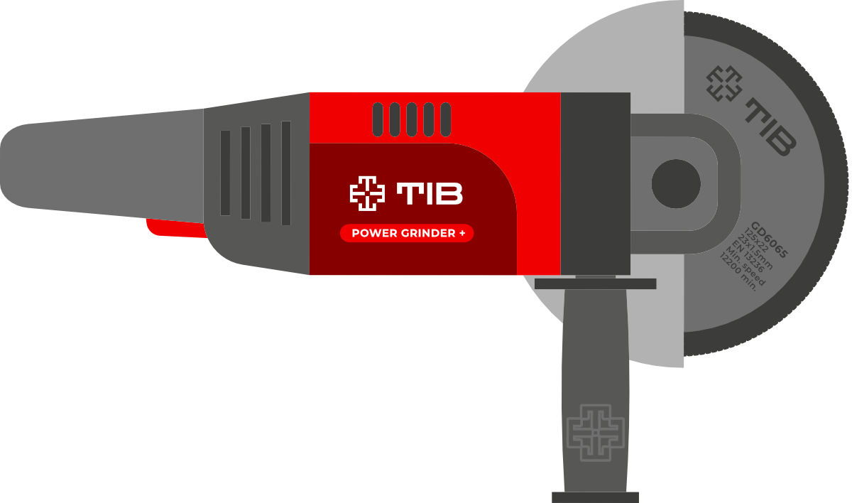 SIB Powertool Grinder illustration